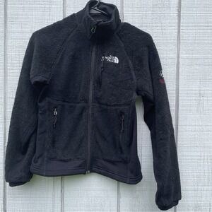 The North Face Summit Series Black Fleece Full Zip Jacket Coat Small S‎ READ